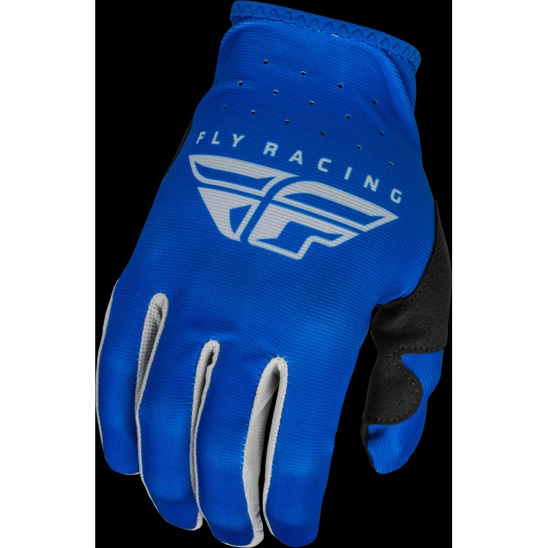 FLY RACING Lite Gloves Blue/Grey Sm