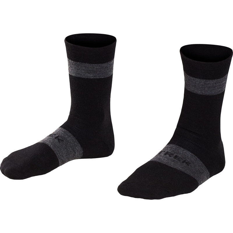 Sock Trek Race Merino Wool Crew Medium (39-41) Black