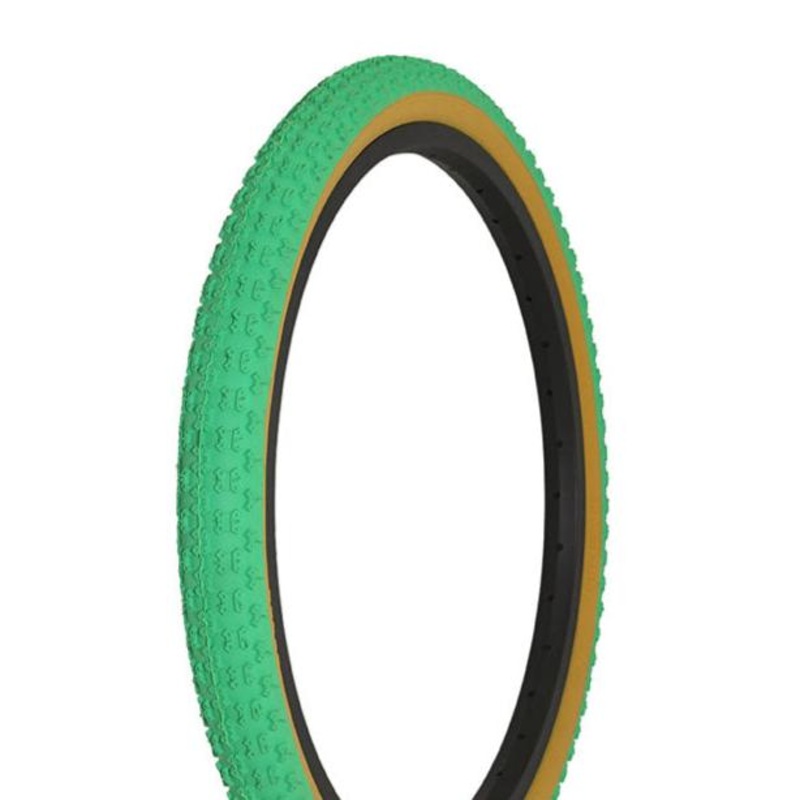 20×1.75 Innova Comp 3 III Tread BMX Tire – Green w/ Gumwall
