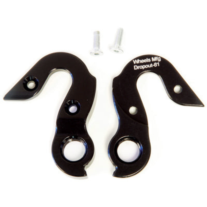 Wmfg Derailleur Hanger #81 Replacement Derailleur Hangers Wheels Mfg. Derailleur NA Black
