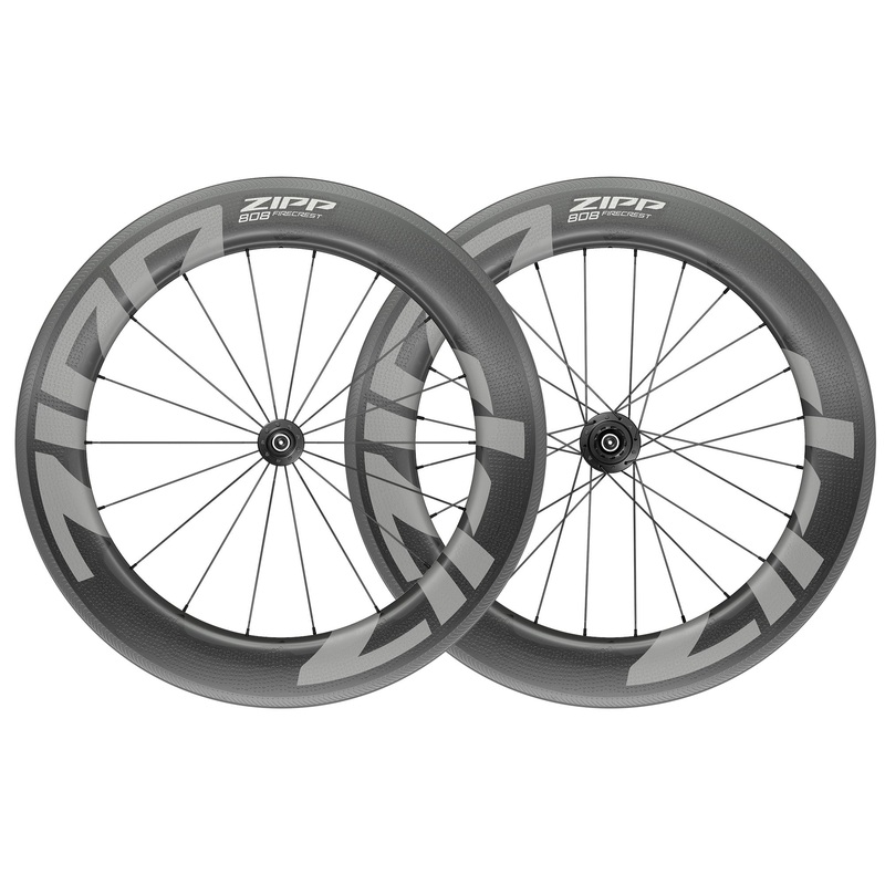 Zipp 808 Firecrest Carbon Rim-Brake Tubeless Wheelset Black HG11 (Shimano / SRAM 11s)