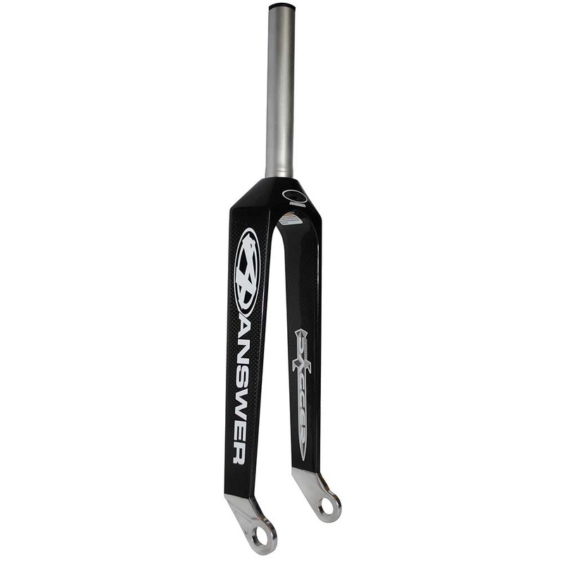 Answer Dagger Pro Carbon Fiber BMX Race Fork – 1-1/8″ Threadless – 20″ x 20mm – Black