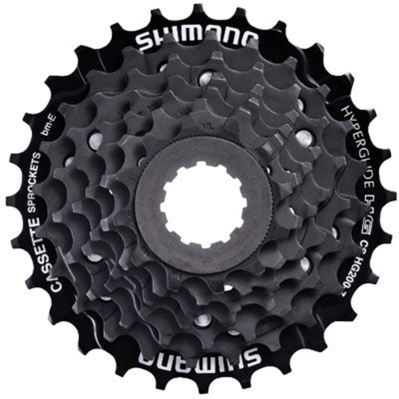 Shim Csst,Tourney,7Spd,12-28 Cs-Hg200,Hg,Blk Tourney Hg200 7-Speed Cassette  Cassettes NA Black