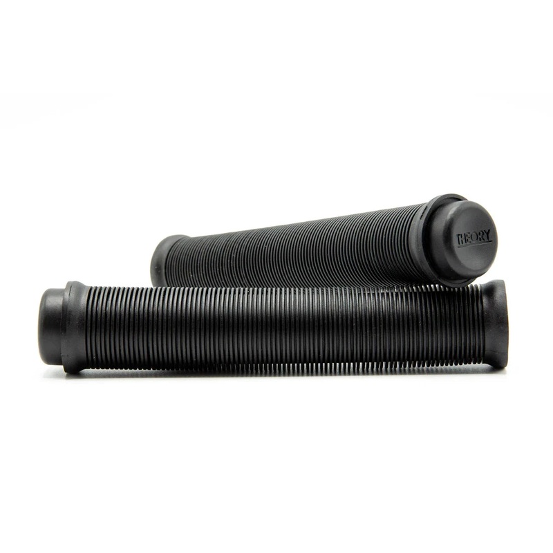 Theory Data Grips w/ Bar Ends – Flangeless – Black