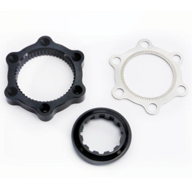 Uc Cl To 6 Bolt Disc Adapt Bk Converts Cl To 6 Bolt Centerlock Rotor Adapter Ultracycle Brakes NA Black