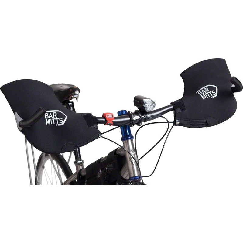 Bar Mitts Mountain / Commuter Pogie Handlebar Mitten: for Bar Ends LG Black
