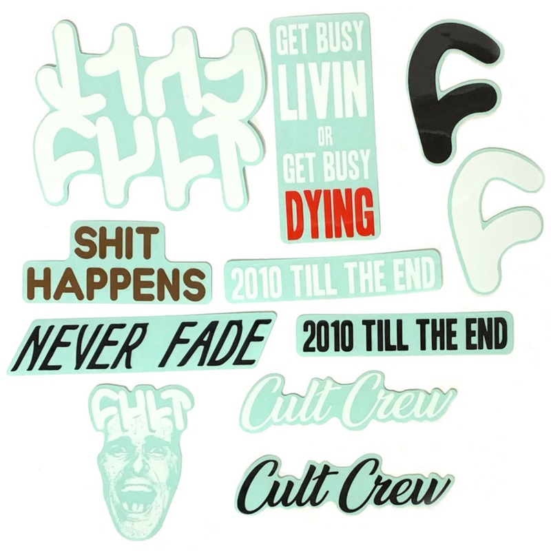 Cult Sticker Pack 10pc