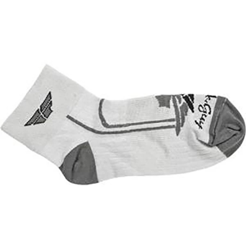 Fly Racing Shorty Socks-Small/Medium-White