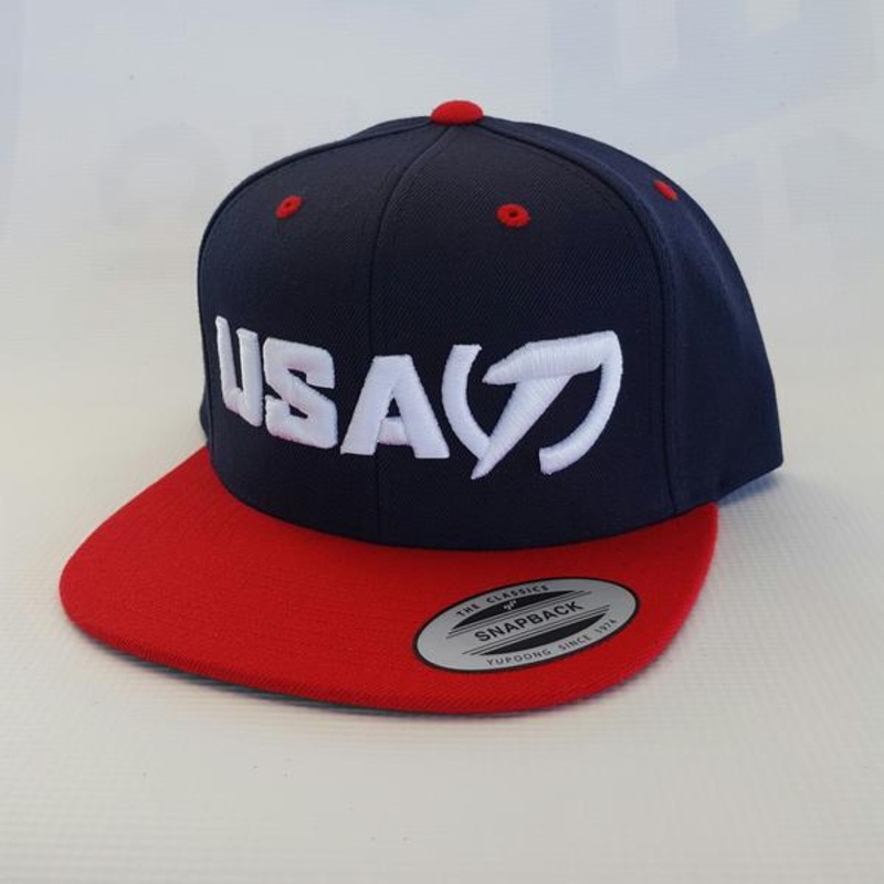 Tangent USA Logo Snapback Hat Black/Gray