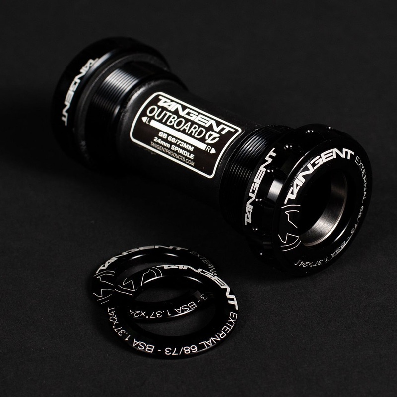 Tangent Outboard Euro Bottom Bracket Black