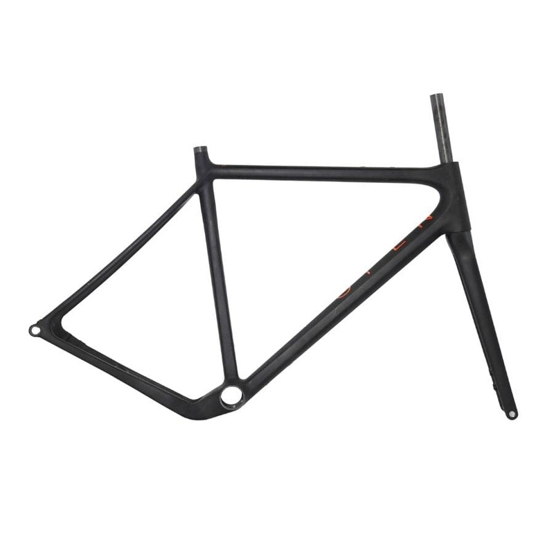 OPEN WIDE Frameset With Contender Custom Paint Black / Orange S