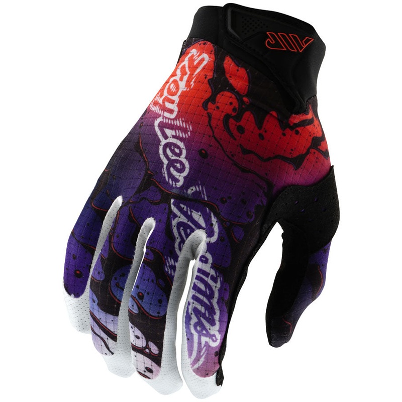 Troy Lee Designs Air Glove  Drip Black / Purple Medium
