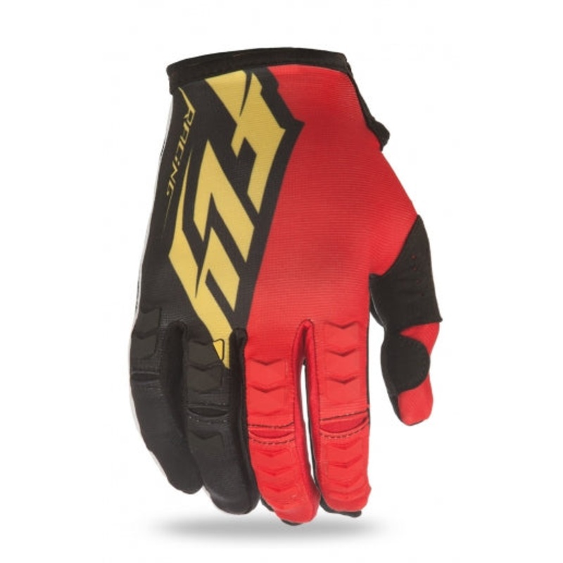 Fly Racing 2016 Kinetic Glove-Red/Black/Yellow Youth X-Small (3)