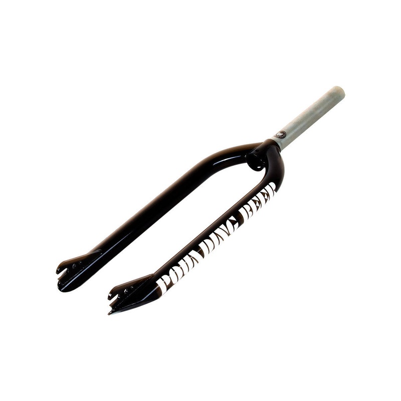 S&M “Pounding Beer” 26″ Threadless BMX Fork – Gloss Black – Made in USA
