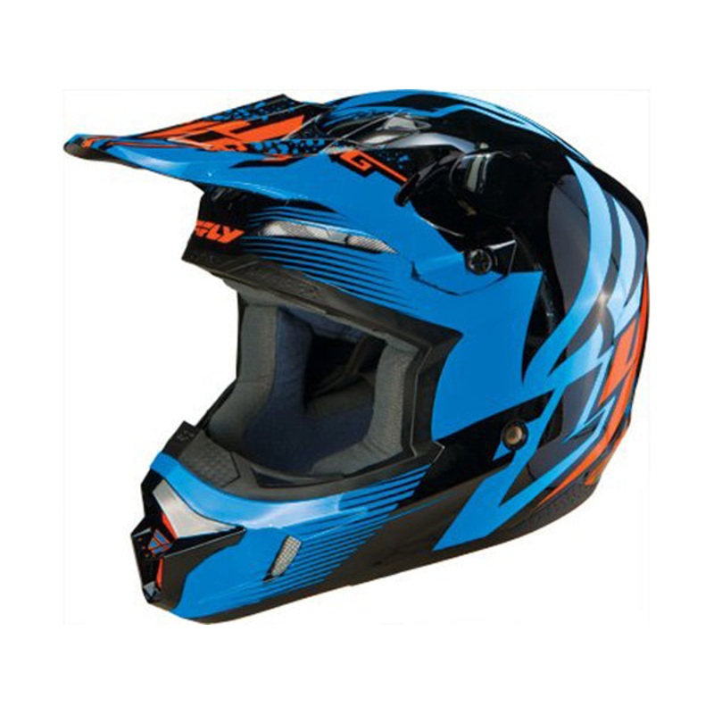 Fly Racing 2013/2014 Kinetic Inversion Helmet-Blue/Black Youth Small