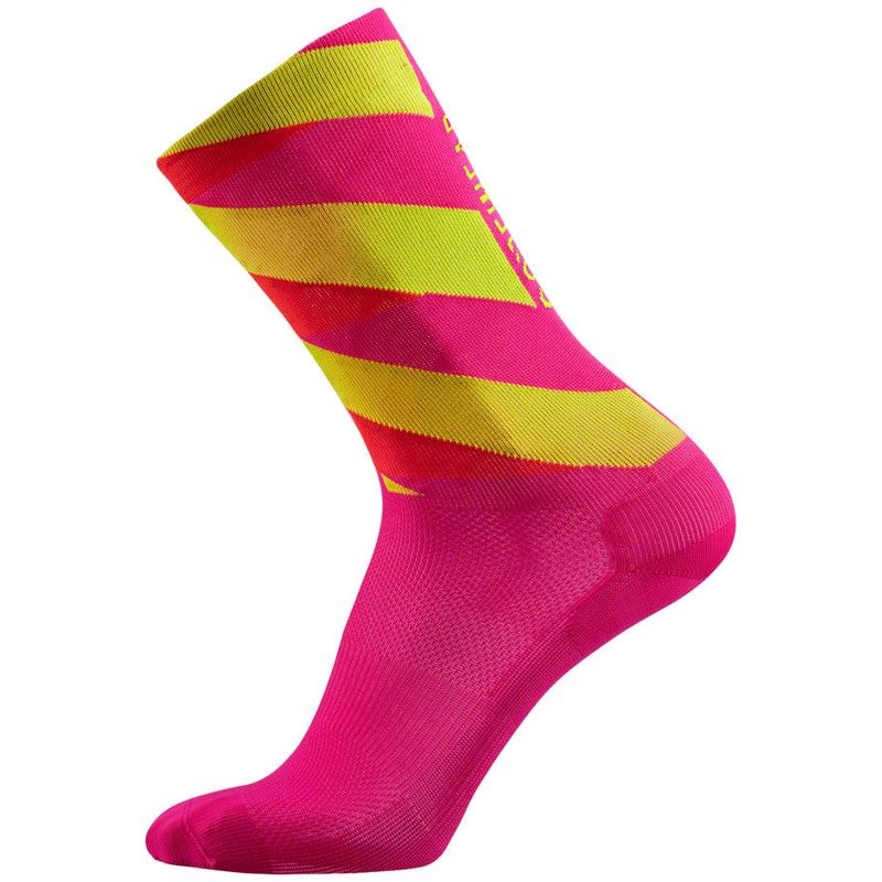 Gorewear Essential Signal Socks – Pink/Fire Mens 8-9.5