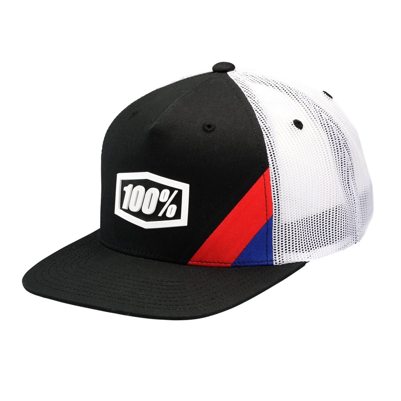 100% Cornerstone Trucker Hat-Black Adult
