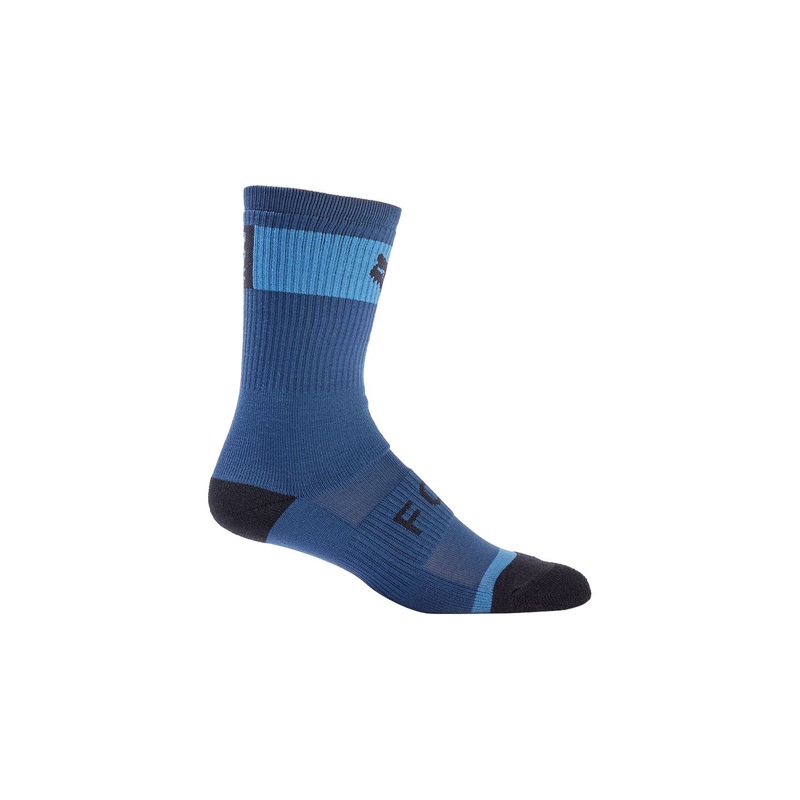 Sock Fox Racing 24 Defend 8 Large/X-Large Blue