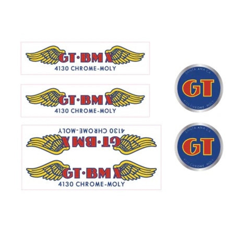 GT 4130 Decal Set Printed on Clear Background
