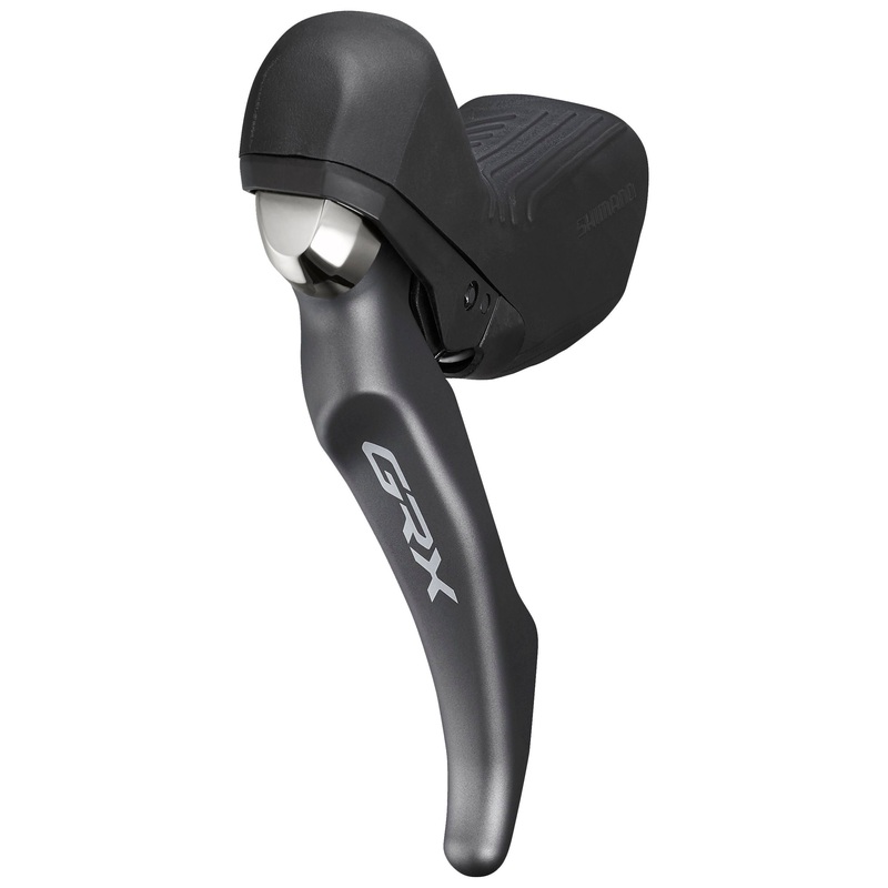 Shimano GRX BL-RX810/BR-RX810 Disc Brake Lever – Front Hydraulic Flat Mount Finned Resin Pads BLK