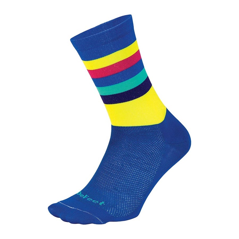 DeFeet Aireator 6″ Maverick Socks 7-9 Blue