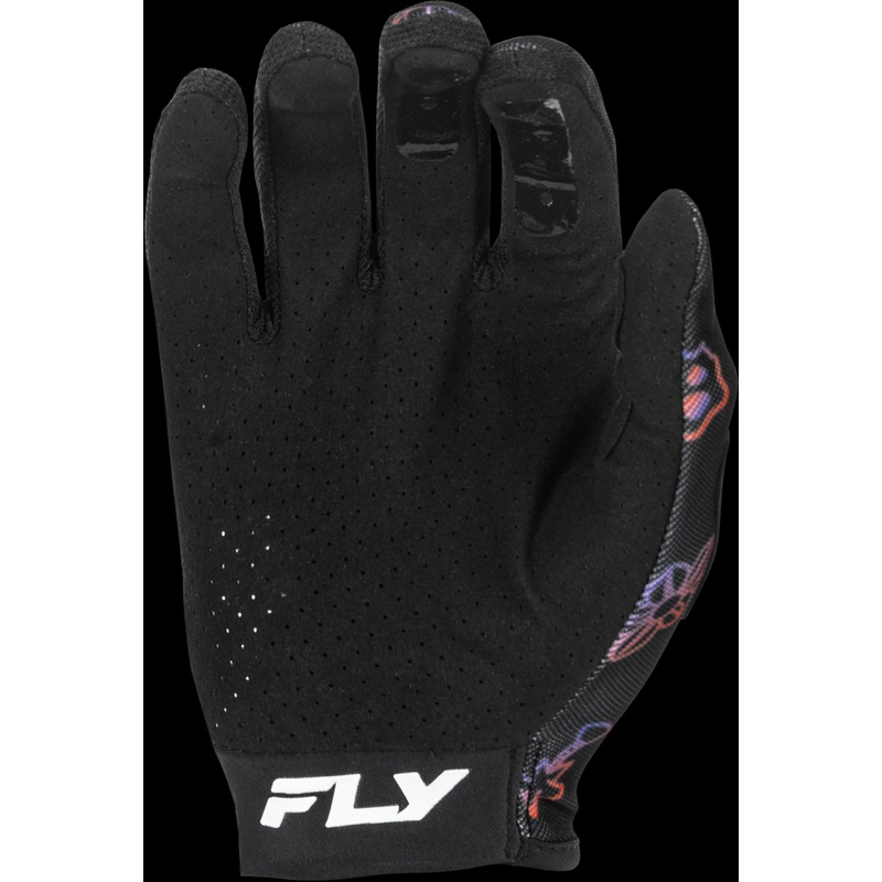 FLY RACING Lite Outline Gloves Black/Red/Purple 3x