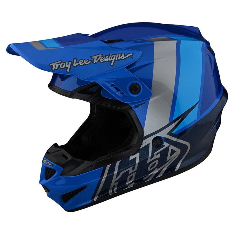 Troy Lee Designs GP Nova BMX Race Helmet-Blue Large