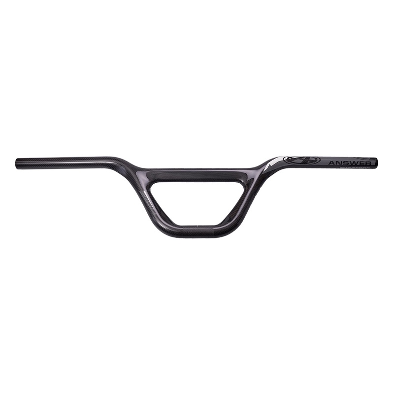 Answer Expert Carbon BMX Race Handlebars-6″ Black