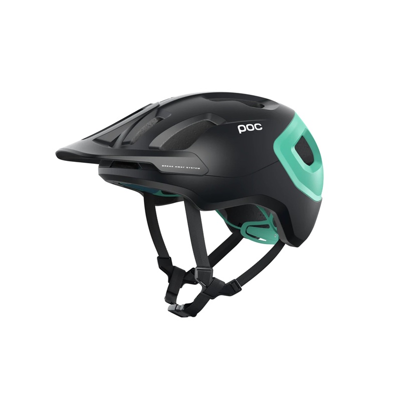 POC Axion SPIN Bike Helmet Uranium Black/Fluorite Green Matt XL/XXL 59-62cm