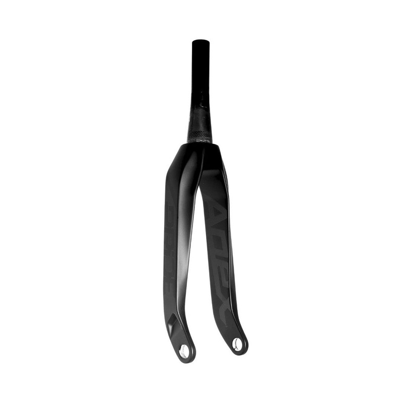 Pride Racing Apex Tapered Carbon BMX Fork-20″X1 1/8-1.5″-Ud Matte/Gloss Black 20mm
