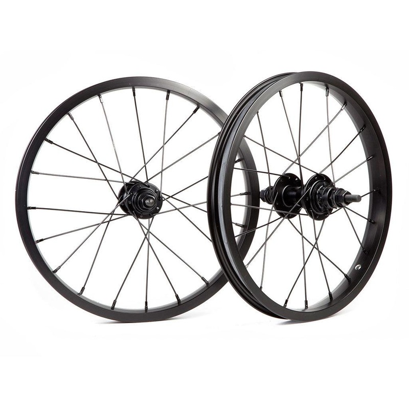 Fit Bike Co OEM 16 Inch Wheel Set Black Right Hand Drive