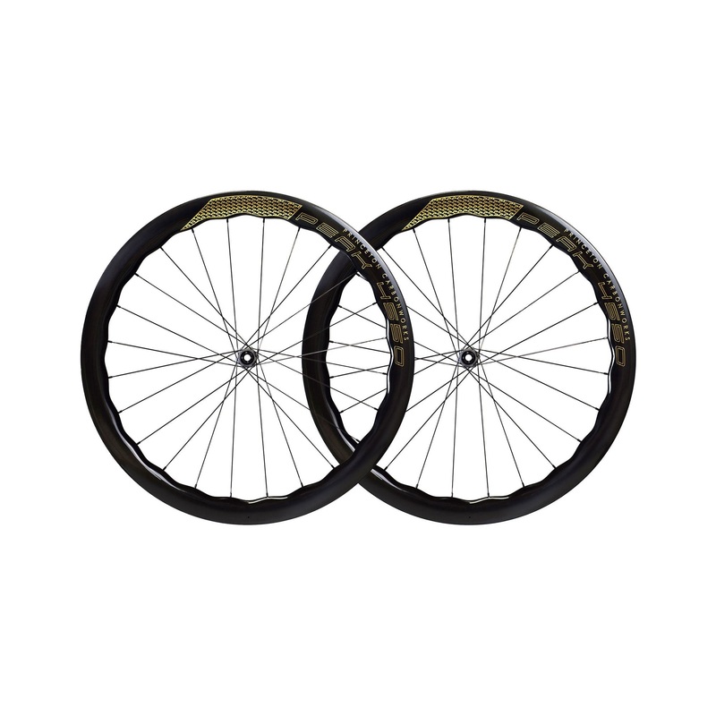 Princeton Peak 4550 Disc Brake Wheelset w/Tactic Hubs Gold Campagnolo
