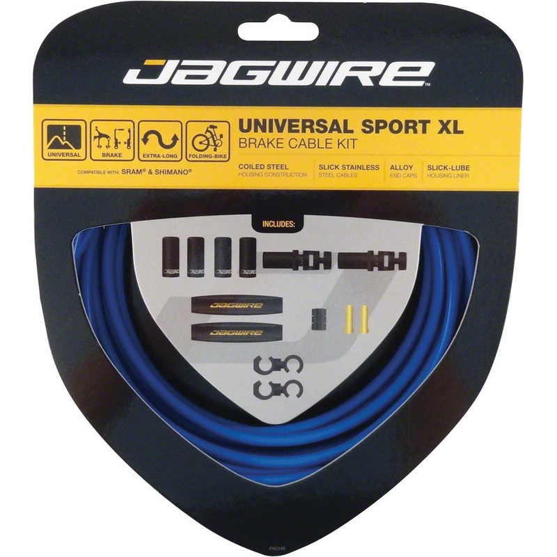 Jagwire Universal Sport Brake XL Kit Blue
