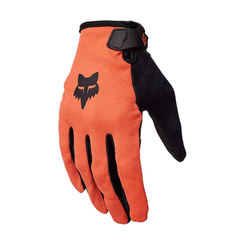 Ranger Full Finger MTB Gloves Orange Small