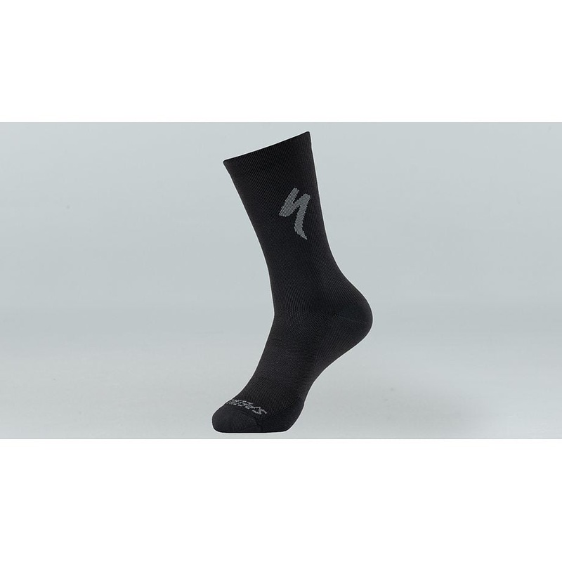 Specialized soft air tall logo sock black m