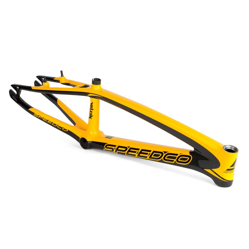 SpeedCo Velox v2 Carbon Frame – Gloss Yellow/Black Junior