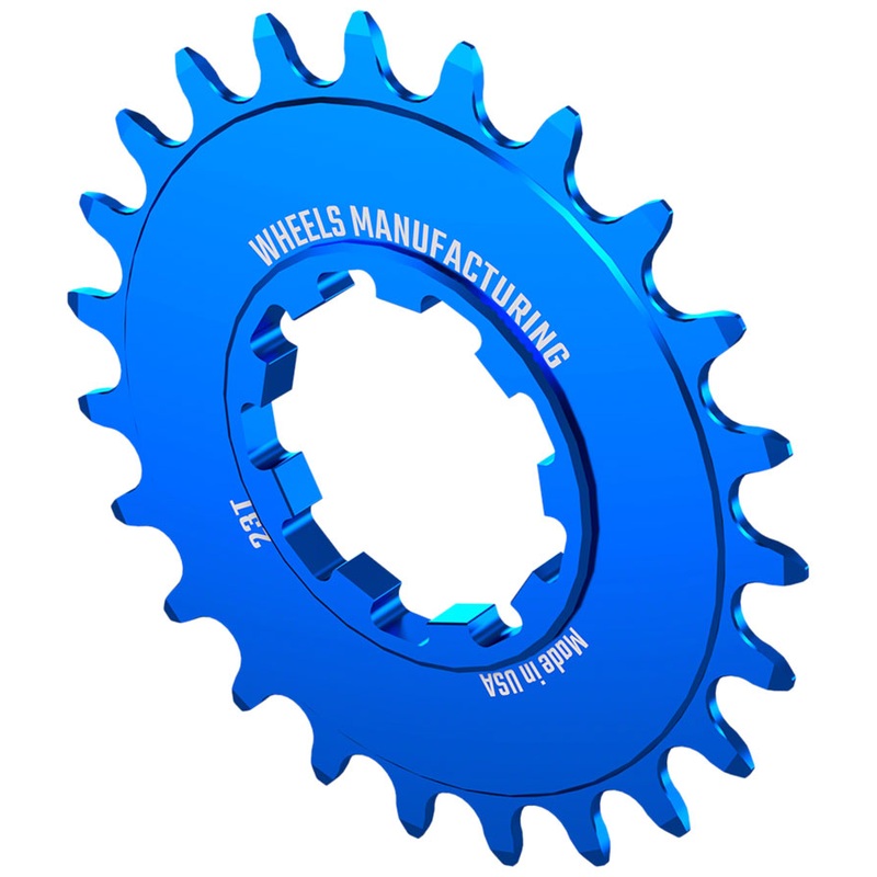 Wheels Manufacturing SOLO-SPEED Cog – 23t, Fits SOLO-SPLINE and SOLO-XD kits, Blue