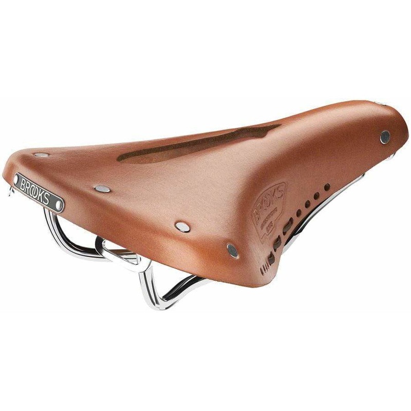 B17 Carved Bike Saddle Brown