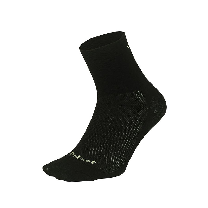 DeFeet Aireator 3″ D-Logo Socks 9.5-11.5 Black