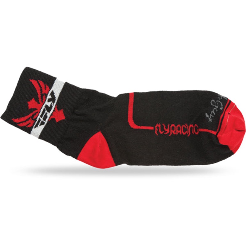 Fly Racing Action Socks Black/Blue Small/Medium