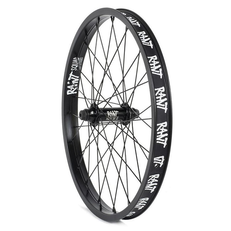 Rant Party On V2 Front Wheel Black