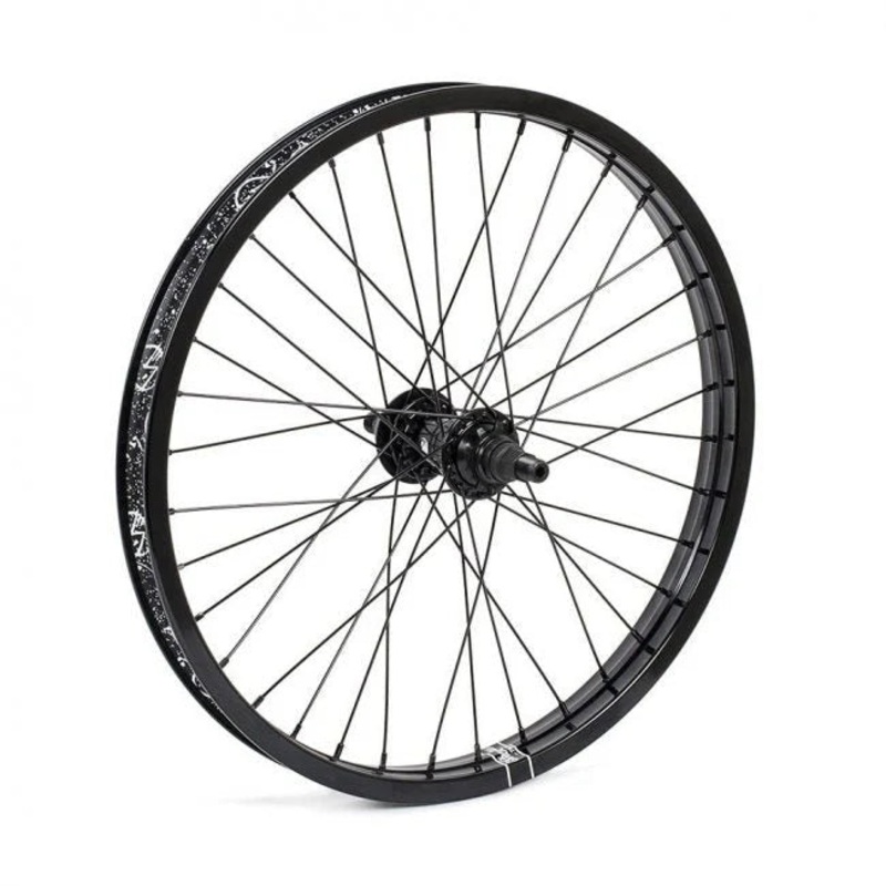 20″ Shadow Conspiracy Symbol BMX Rear Wheel – 36H – 14mm – LHD 9t – Black
