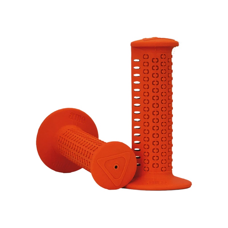 AME Cam BMX Grips – Flanged – Orange – USA Made