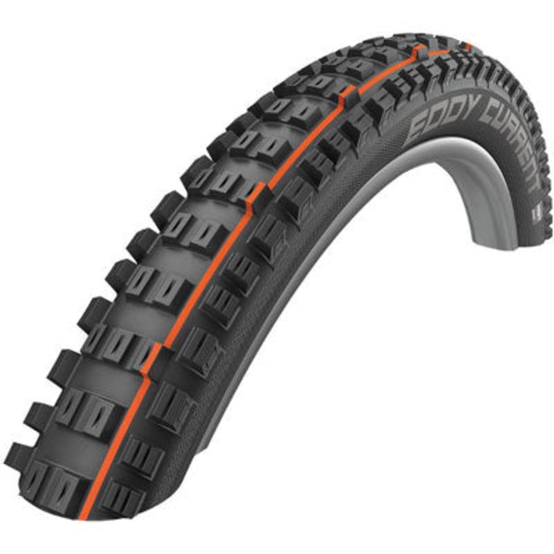 Schwalbe Eddy Crrnt R 27.5X2.6 Fold Spr Grvty Tle Addix Soft Eddy Current Super Gravity  Tires  27.5” / 584 27.5” / 584 Black