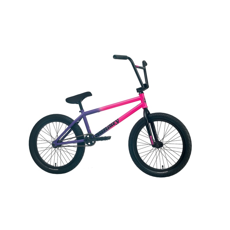 Sunday Street Sweeper – Jake Seeley Signature (Matte Hot Pink to Matte Grape Fade with 20.75″ tt in LHD or RHD) 20.75″ RHD Matte Hot Pink to Matte Grape Fade