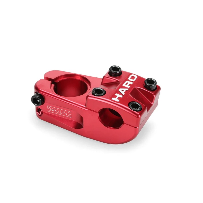 Haro Baseline CNC Top Load BMX Stem – 48mm – Red