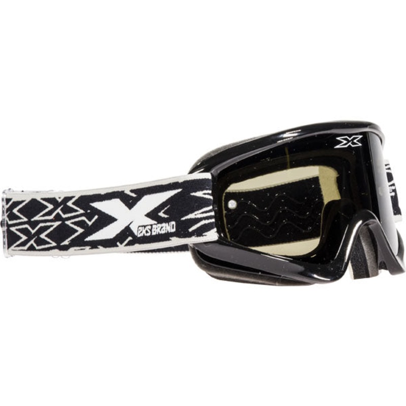 X-Brand Gox Blackout Goggles-Shiny Black