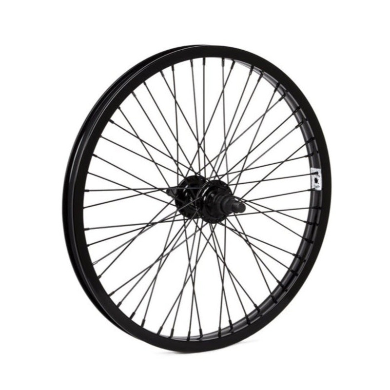 Bone Deth PH48 Pro BMX Freestyle Wheel-Rear-48H-20×1.75″ Coffin Black Right Hand Drive