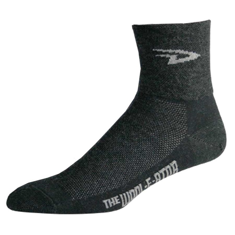 DeFeet Wooleator 3″ D-Logo Socks 9.5-11.5 Black