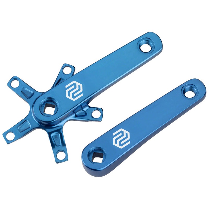 SQ-1 Crank Arm Set – 140mm Square Taper JIS Spindle Interface 110mm BCD Blue